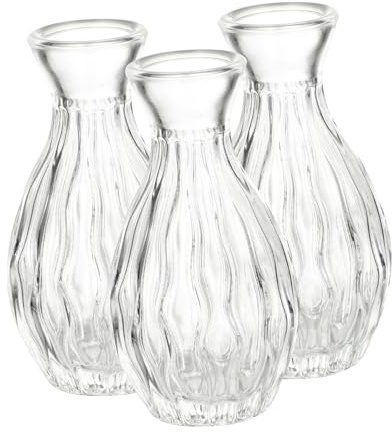 Toyvian 3piezas Botellas Difusoras de Vidrio Transparentes para Aromaterapia para Decoración de Habitaciones Aceites Esenciales