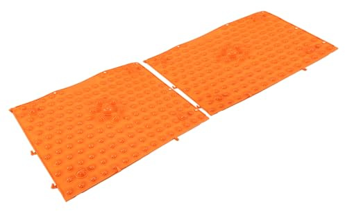 HONITANO 2 Pièces Tapis Acupression pour Pliable Tapis de Massage avec Billes de Pression Antidérapant pour Yoga Bureau Salle de Bain et Activités Extérieures