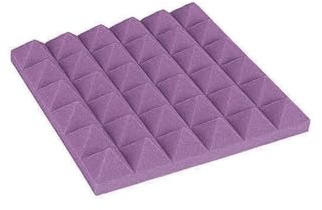 Panneaux insonorisants, Panneaux acoustiques en mousse for studio 30,5 x, cm, insonorisants, absorbant le bruit, autocollants muraux et de plafond(Purple)