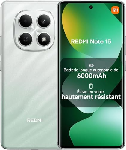 XIAOMI Redmi Note 15 NFC Smartphone, 6+128GB, Verde