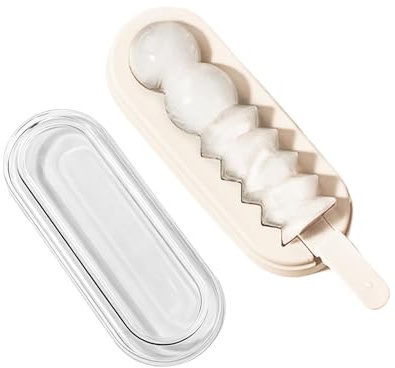 Molde Para Helado | Antiaderentes y Reutilizables - Molde de Hielo para Bebidas - para Hogar Residencia Apartamento Yogur Mermelada Whisky Champán Cerveza Agua Cóctel Café