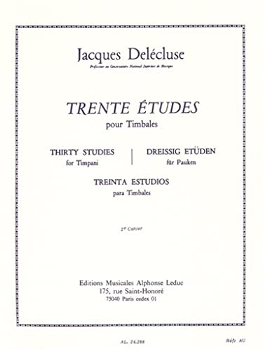 30 ETUDES VOLUME 2 TIMBALES