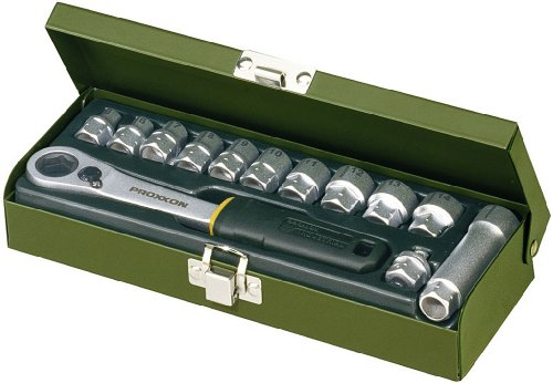 PROXXON 23602 Feinmechaniker-Spezialsatz 13tlg. 5,5-14 mm - mit offener Ratsche