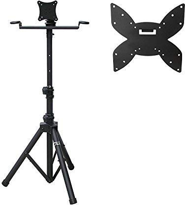 Audio 2000S AST421Y Portable Flat Screen Panel LCD LED TV Monitor Stand with Foldable Tripod Legs, Including a 200 X 200 mm Standard VESA Mounting Plate with M6 Screws