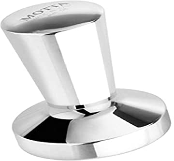 Motta Tamper Easy 57 mm PLAN - Aluminium Poliert - Art 1360, Rot