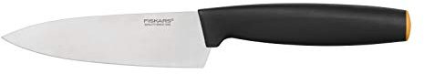 Fiskars 1014196 Coltello da Cuoco, Piccolo, Lunghezza Totale 24 cm, Acciaio/Plastica, Functional Form, Inossidabile, Argento/Nero