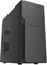 CiT Classic Micro ATX PC Case and 500w PSU, Budget Friendly Office PC case | Black