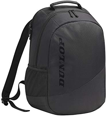 Dunlop Sports Unisex-Erwachsene CX Club Backpack Tennis-Rucksack, Schwarz/Schwarz