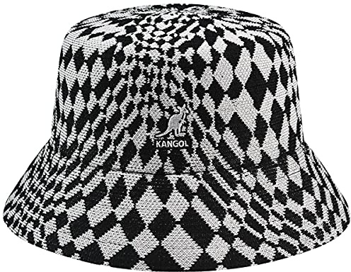 Kangol Warped Check Bucket Stoffhut Fischerhut Anglerhut Herren/Damen - Sommer Frühling-Sommer