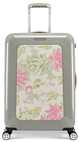 Ted Baker Hardside Spinner für Damen, Grün , Checked-Medium 27-Inch, Gepäck
