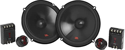 JBL Stage3 607CF – 16,5 cm 2-Wege Komponentensystem | 50 W RMS, 250 W max. | 3 Ohm | Plus One™ Tieftöner | Dome-Hochtöner | Externe Frequenzweiche – 1 Paar