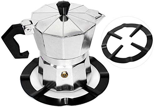 Réducteur D'anneau de Gaz, Grilles de Brûleur de Cuisinière à Gaz en Acier Inoxydable Support de Casserole Moka Support Brûleur Wok Adaptateur D'anneau pour Machine à Expresso,