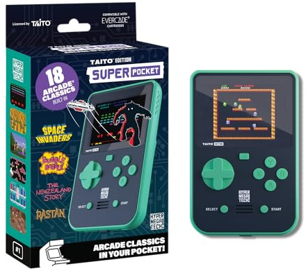 Blaze Entertainment Hyper Mega Tech Super Pocket Taito Edition Arcade Handheld Gaming Device
