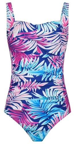 Aidotop Womens One Piece Swimsuit Tummy Control with Ruched Monokinis Tribal Swimsuits