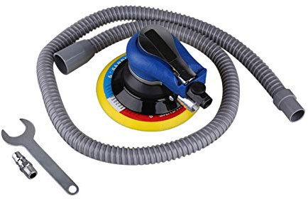 1pc Air Random Orbital Palm Sander for 6inch 150mm Pad Pneumatic Tool with Dust Collection Hose 1pc Air Random