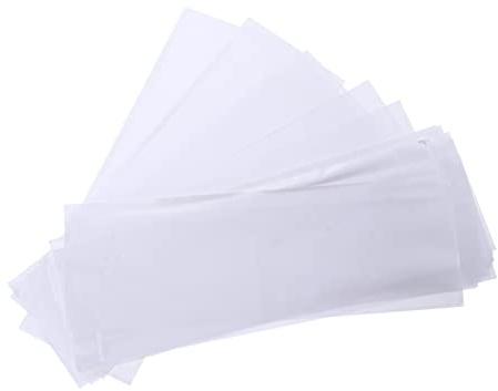 Beatifufu Cartine per Chioma Schiariture in Pe Bianco, 200 Fogli per Colorazione Chioma Professionale, Strisce Isolanti per Proteggere le Punte Durante la Tinta in Salone