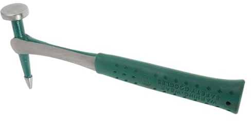 PartyKindom Martello automatico per lamiera Attrezzo riparazione auto Martello lamiera auto Martello auto flessibile ganci per riparazione carrozzeria auto martello del corpo plastica Green