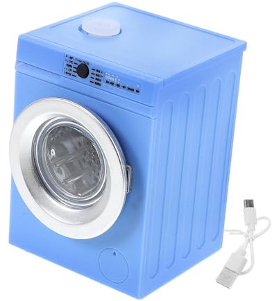 BESTonZON Mini Waschmaschine Modell Spielzeug Maßstab Miniatur Waschmaschine Puppenhaus Zubehör Puppenhaus Dekoration Waschen Appliance Junge Mädchen Spielzeug
