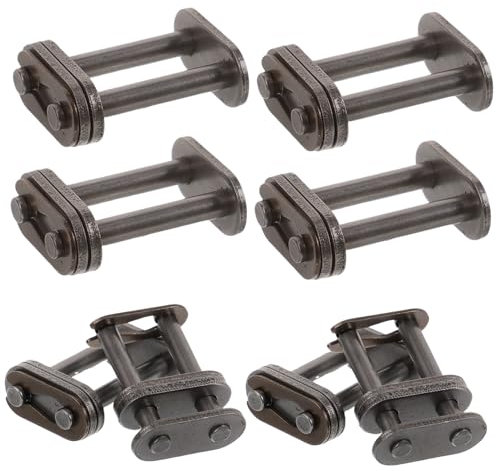 Toyvian 10pièces Lot De Maillons De Chaîne à Standard à Double Rangée Acier Pour Connexion De Chaîne De Facile Outils