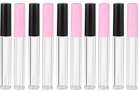LOLIPPYY Capacidad 2.5ml para Brillo de Labios Diseño Único 20 Tubos Vacíos Ligero y Conveniente para Viaje o Uso Diario