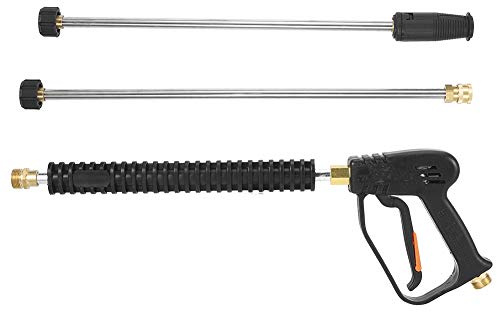 Tomotato Kit Pistola per Idropulitrice, Pistola a Spruzzo per Lavaggio Auto Ad Alta Pressione 3000psi M22 con 2 Prolunghe per Vialetti, Cortili, Recinzioni, Autolavaggi