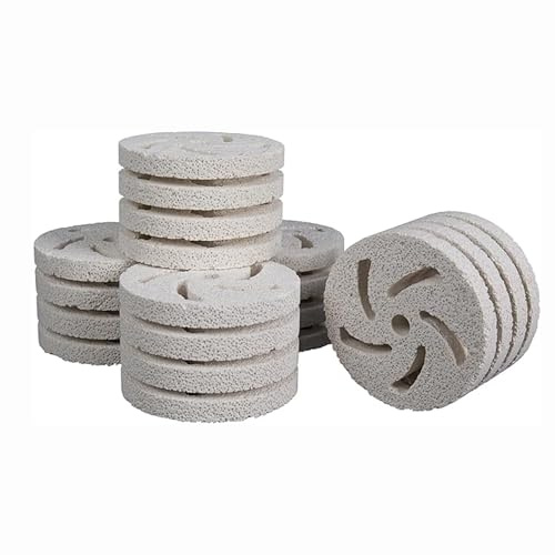 boxtech Ceramic Bio Media Blocks- Self-Cleaning Aquarium Filter Media, Enhances Water Clarity & Bacterial Growth, Nano Filter Media for Fish Tank/Pond Filtration (12pcs)