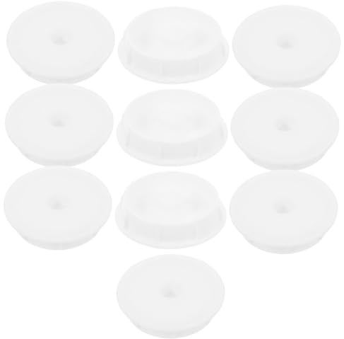 BELLIFFY 10pcs Sticky Roller Covers Plastic Replacement Accessories Portable Lint Roller Reusable with Simple Installation and Easy Replacement for Pet Hair Removal on Carpets