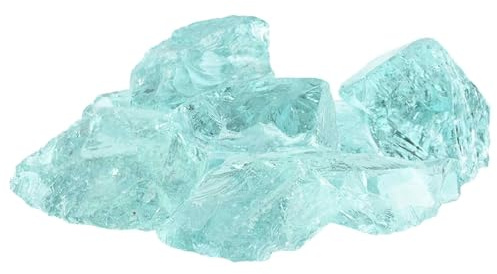 Solivagant Gartensteine Türkis 12 cm Glas, Dekoration,Garten- Trittsteine, 25.7 kg-42025186