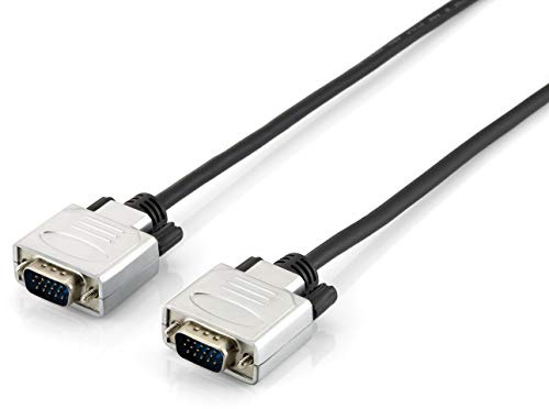 Equip 118867 Cable VGA 30 m VGA (D-Sub) Negro, Plata - Cables VGA (30 m, VGA (D-Sub), VGA (D-Sub), Macho, Macho, Negro, Plata)