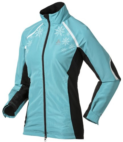 Odlo Damen Wintersportbekleidung Jacket Relax, Ceramic - Black - Crystal Print, XL, 611741