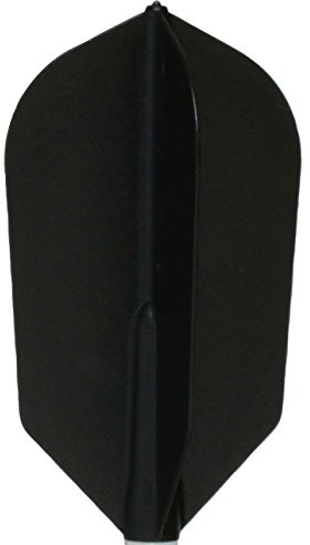 COSMO DARTS Plumas fit Flight 6 unid. Slim d-Negra