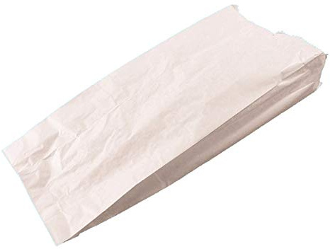 1000 Papier Faltenbeutel Bäckerfaltenbeutel Brötchentüten weiß unbedruckt 35-40g Recycling Mix verschiedene Größen zur Auswahl (12+5x23cm)