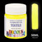 Decola | Colori per Tessuti Permanenti | Giallo Fluo | Pittura Fluorescente Facile da Usare | Professionali da Nevskaya Palitra