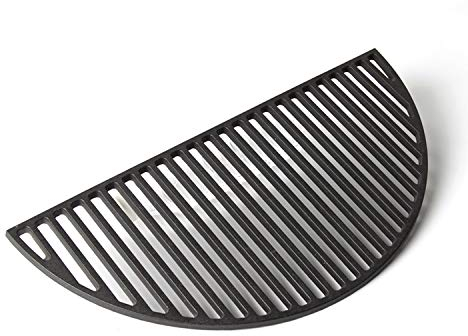 YNNI KAMADO Half Moon Slotted Cast Iron Grate For External diameter 20 grills TQ20CRG