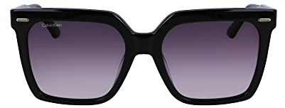Calvin Klein Unisex CK22534S Sunglasses, 001 Black, One Size