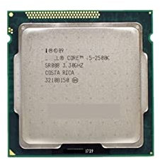 CPU I5 2500K Quad-Core 3.3GHz LGA 1155 Processeur TDP 95W 6MB Cache avec HD Graphics I5-2500k CPU de Bureau Réactif et Puissant