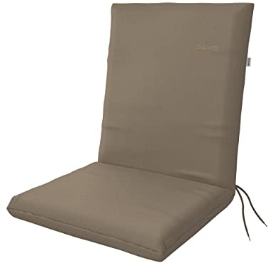Doppler Auflage Niederlehner Nature Sand I Gartenstuhl-Polster 100x48x6cm aus 100% Polyester I Sitzauflage weich & bequem I Sitzkissen zum Festbinden an Gartenstuhl