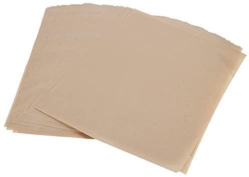 Einweg-Papiereinlagen, 100 Blatt, quadratisch, für Grill, Silikonöl, Antihaftpapier, Pergamentpapier, Pergament, Backmatten, für die Küche,