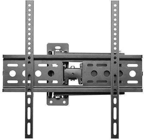 ETHU TV Wandhalterung Schwenkbar, 400 mm Langem Arm Fernsehhalterung Wand für 26-55 Zoll Fernseher, Bis zu 35 kg, Max VESA 400 x 400 mm