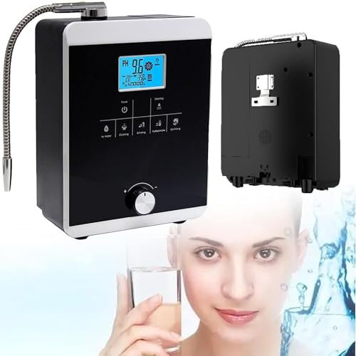 GEJLELDS Máquina Agua Hidrógeno Rica En Hidrógeno, Ionizador De Agua Y Máquina Purificación, Máquina Ionizadora Agua Alcalina Ph 3-11, Sistem Filtración De Agua para El Hogar
