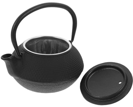 Cabilock Tetera Pequeña De Metal Estilo Chino Hierro Fundido Perfecta Para El Hogar
