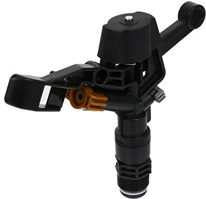 Yardwe 1 Pieza pulverizador Impulso Rotor neblina Alto Cerrar Jardin aspersor Jardin Rociador de césped Jardín regadera Boquilla Aspersor Duradero el plastico Brown