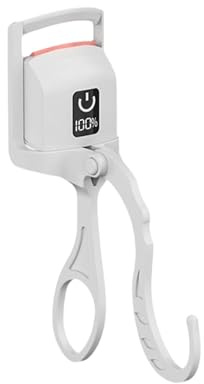 Elektrischer Eyelash Curler, wiederaufladbar, Lash Tool, tragbar Fast Heat Up in 8 Sekunden Digital Curling Automatic Shut-Off für Hooded Eye, 5,71 x 3,15 x 1,77 Zoll