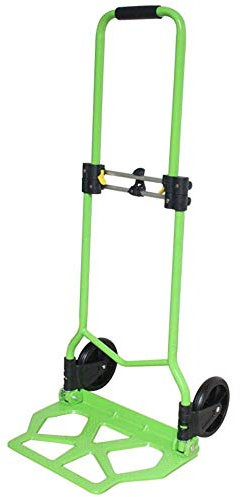 Iron Folding Sack Trucks with Anti Puncture Rubber Wheels and 150 kg Capacity Shopping Bag with Wheels for Sack Truck Handcart Wheelbarrow