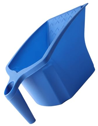 Cubo de pintura, bandeja cuadrada para pintura para reparación de carrocería, bandeja organizadora con mango ergonómico, taza de mezcla de alta capacidad