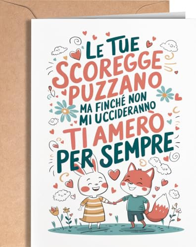 Greeting Cards for Everyone Biglietto Anniversario Fidanzamento - Regalo Anniversario per lui o per lei - Biglietti San Valentino Divertente per Fidanzato o Fidanzata - EU 163