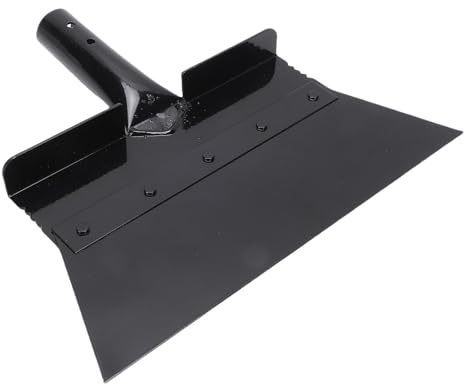 Xiuganpo Testa della Pala Multifunzionale, Vanga Piatta in Acciaio Resistente 28x15 Cm, Pala per la Rimozione della con Testa Piatta, Rifornimento Invernale per lo Sgombero