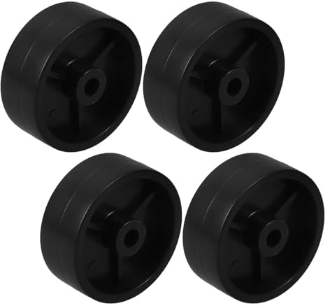 IWOWHERO 4 Pezzi Ruote in Plastica PP per Riscaldatori da Esterno Sostituzione Resistente Carichi Pesanti per Apparecchi a Gas Patio Rotelle Facili da Installare