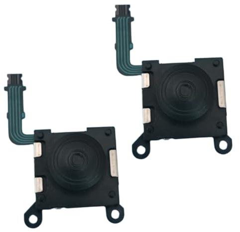 OPVYAEU 2 Stück Joysticks Ersatz für PS Vita 2000 2001, analoger 3D-Daumenstick mit Thumbstick-Griffen und Schrauben für PSV 2000