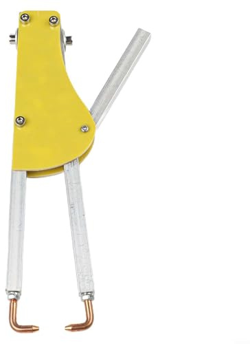 Tragbarer Punktschweißer, 123mm Industrielle Schweißzange für DIY Metall Schweißwerkzeug mit Einstellbarem Druck Punktschweißzange für Blechreparatur